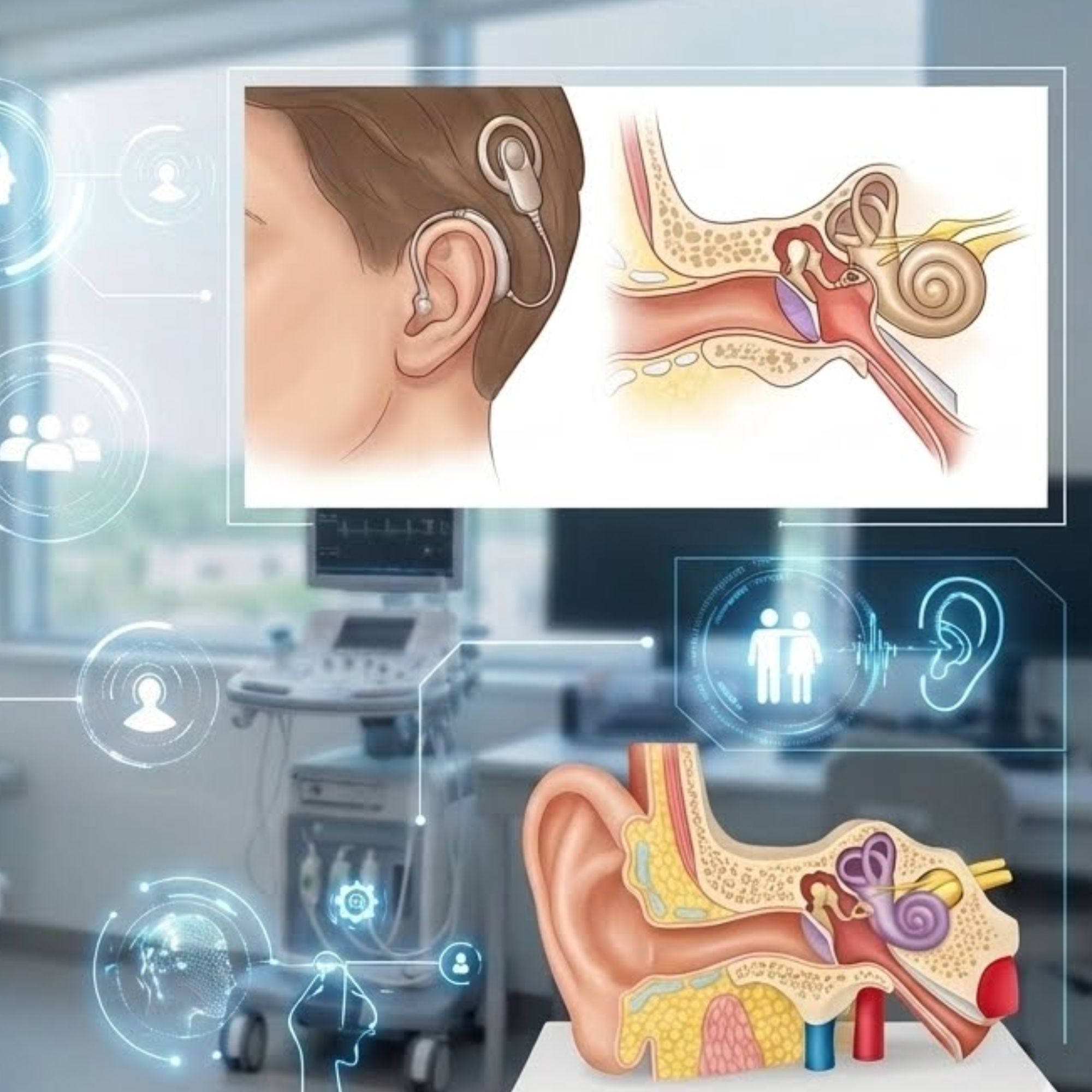 Cochlear implant surgery by Dr. Sayal