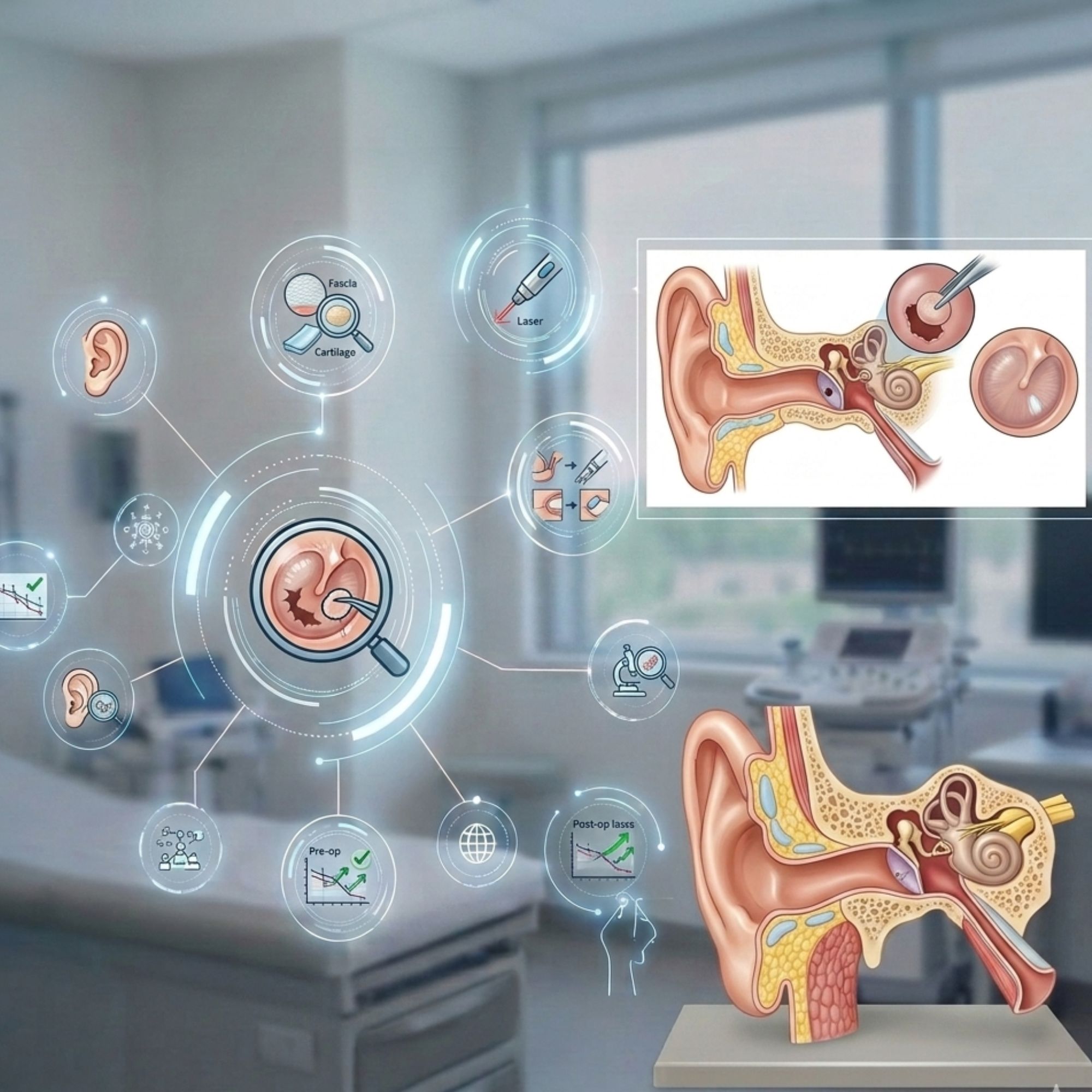 Tympanoplasty ear surgery