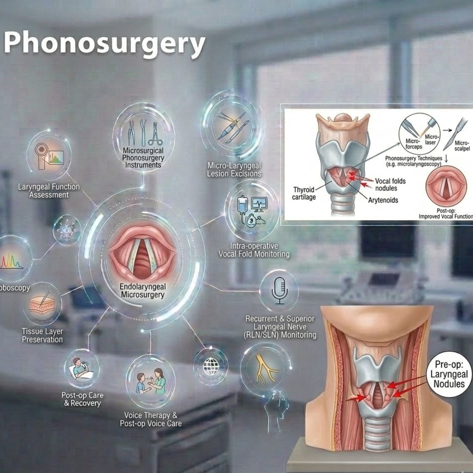 Voice and vocal cord surgery
